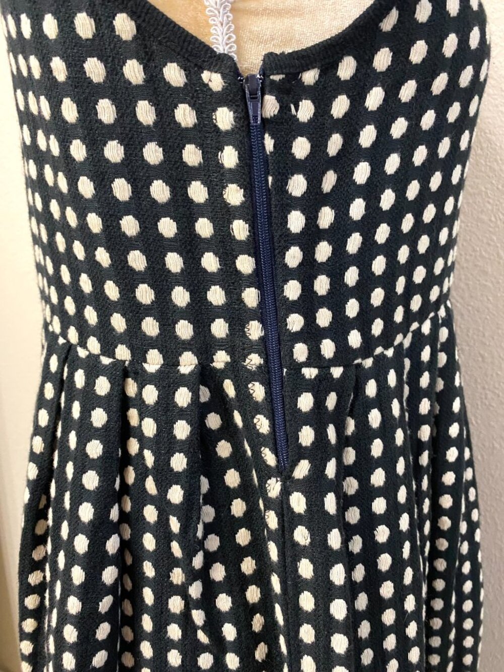 Ace & Jig Cape Dress in Black Dot - Picture 6 of 7